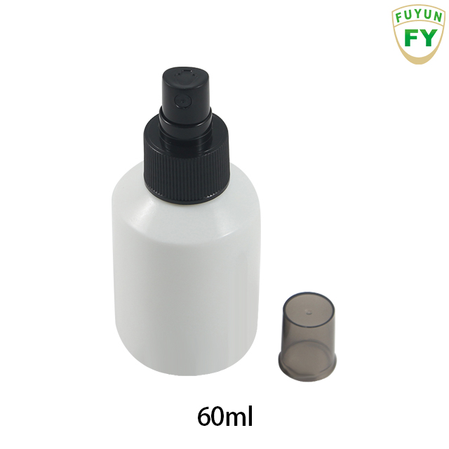 Fuyun In stock 60ml clear/white/amber empty personal care glass spray bottle
