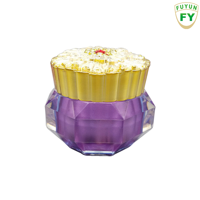 Fuyun Low Moq 15g Mini Color Seal Acrylic Cosmetic Jar Luxury Eye Cream Empty Jar