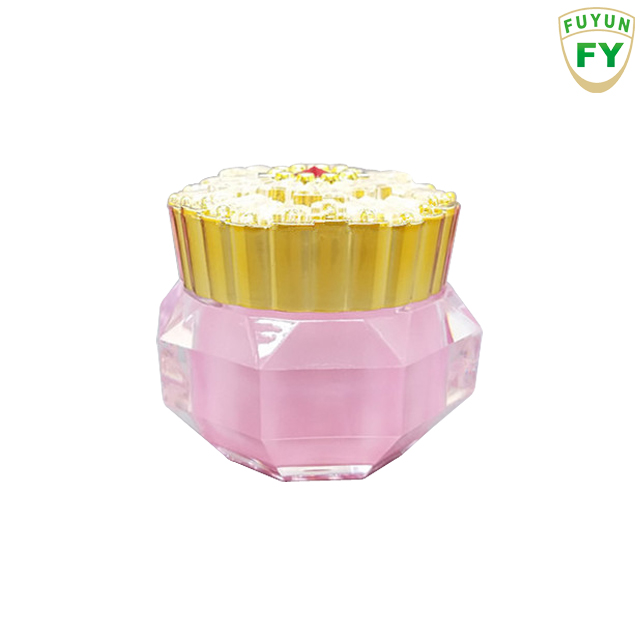 Fuyun Low Moq 15g Mini Color Seal Acrylic Cosmetic Jar Luxury Eye Cream Empty Jar