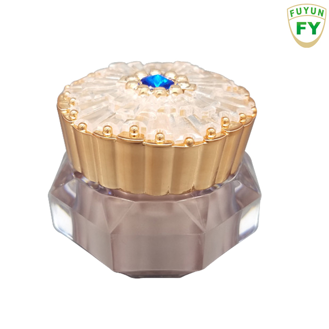 Fuyun Low Moq 15g Mini Color Seal Acrylic Cosmetic Jar Luxury Eye Cream Empty Jar