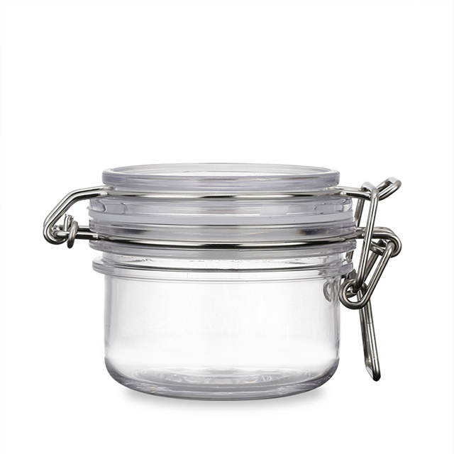 Fuyun MOQ 1pcs 120ml plastic jar,food storage container , candy jar