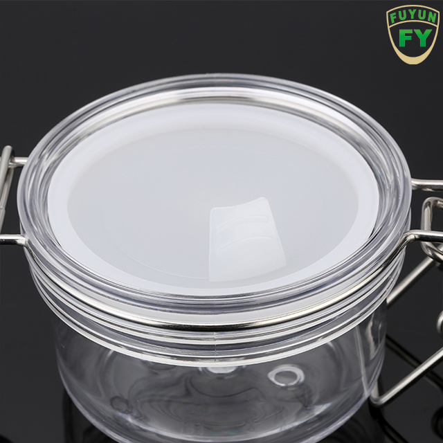 Fuyun MOQ 1pcs 120ml plastic jar,food storage container, candy jar