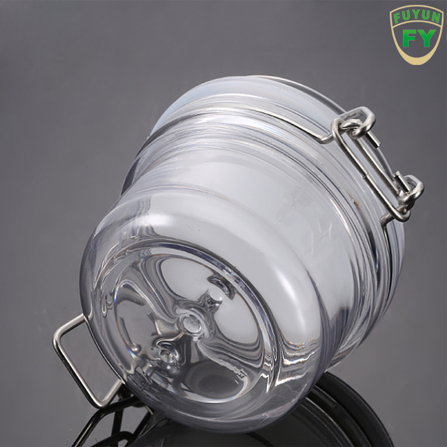 Fuyun MOQ 1pcs 120ml plastic jar,food storage container, candy jar