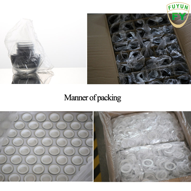 Fuyun MOQ 1pcs Luxury 30g empty round bottom black cosmetic glass jar for skin care