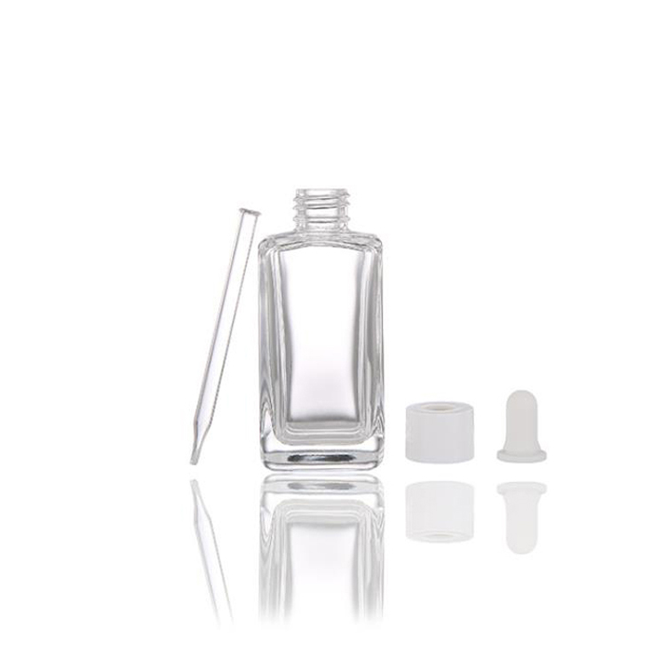 Fuyun Manufacturing Luxury 100 Ml Square Essential Oil Glass Dropper Bottles