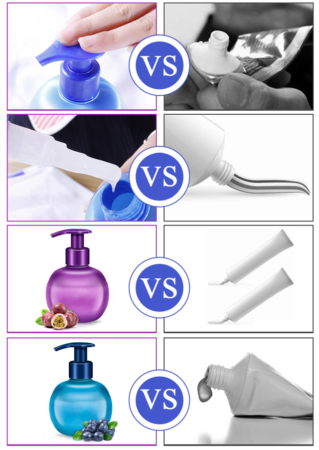 Fuyun NEW PET 220g round ball toothpaste plastic pump bottles light bulb lotion bottles