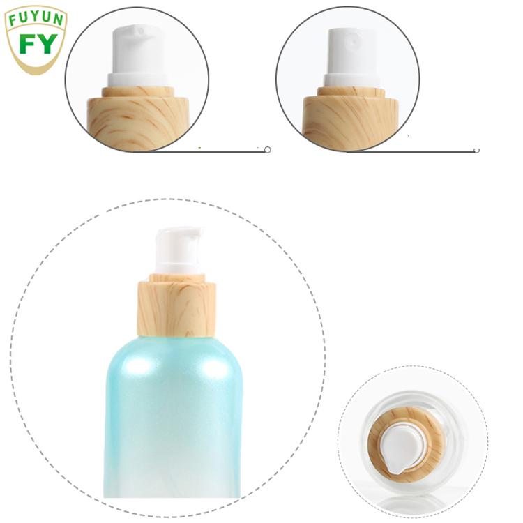 Fuyun New Arrival 40ml 100ml 120ml Bamboo Pump Sprayer Glass Bottles