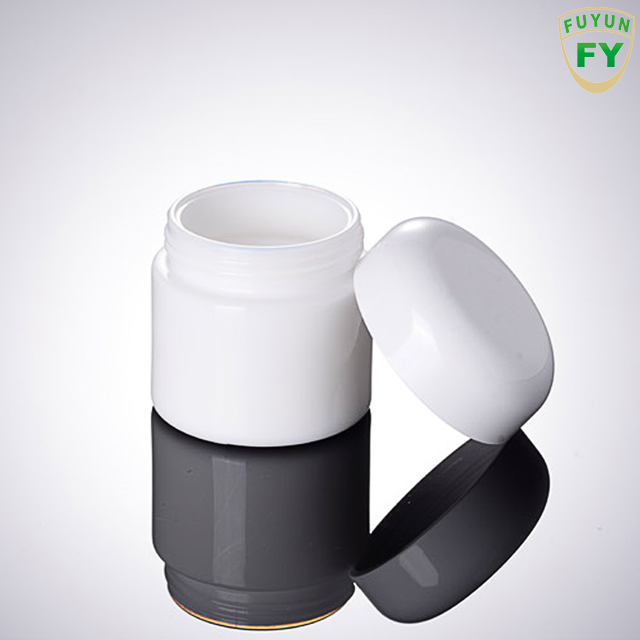 Fuyun New products cosmetic packaging empty white 50g plastic cream jar