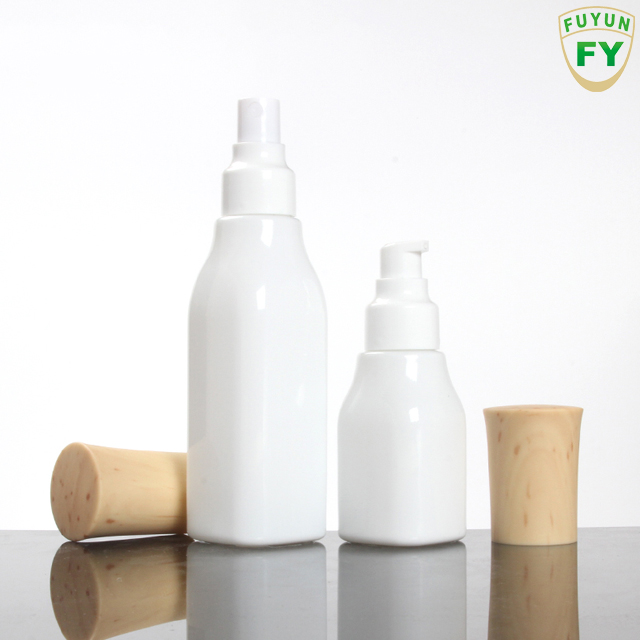 Fuyun No MOQ 40ml 100ml 120ml white bamboo packaging perfume glass spray bottles