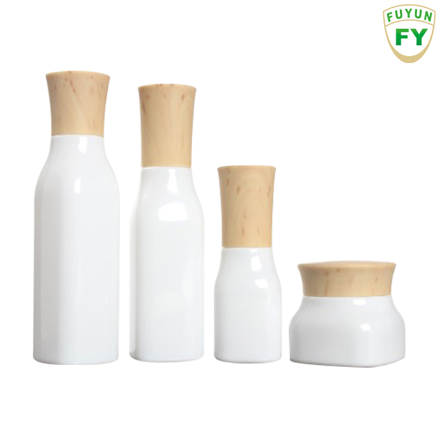 Fuyun No MOQ 40ml 100ml 120ml white bamboo packaging perfume glass spray bottles