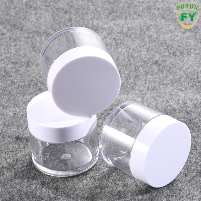Fuyun No MOQ Chinese suppliers wholesale 50G new high quality transparent plastic empty cosmetic eye cream jar