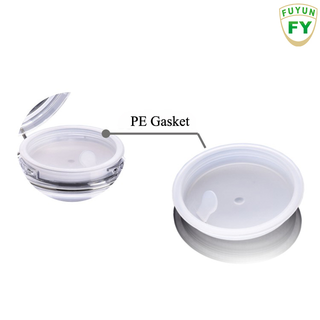 Fuyun Plastic Pet Can Lid Luxury Cream Airtight Plastic Cosmetic Jar