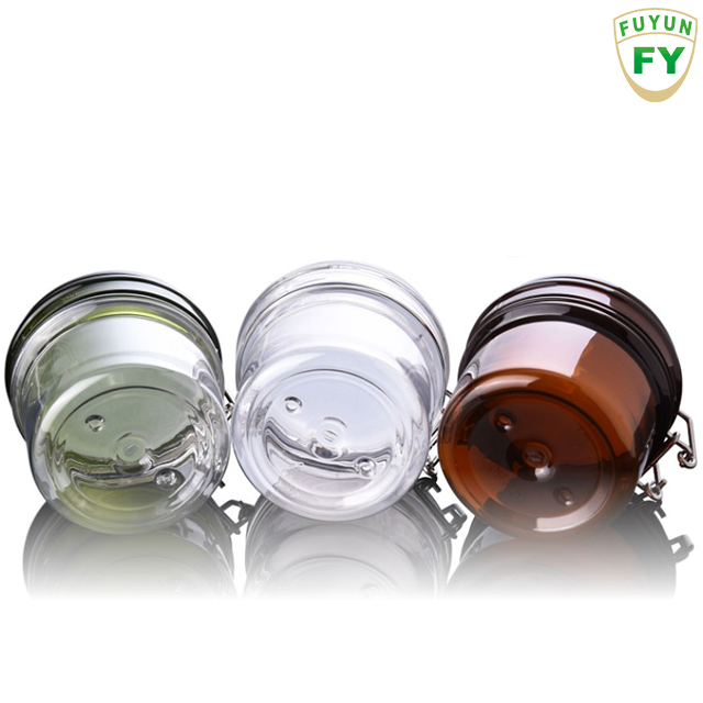 Fuyun Plastic Pet Can Lid Luxury Cream Airtight Plastic Cosmetic Jar