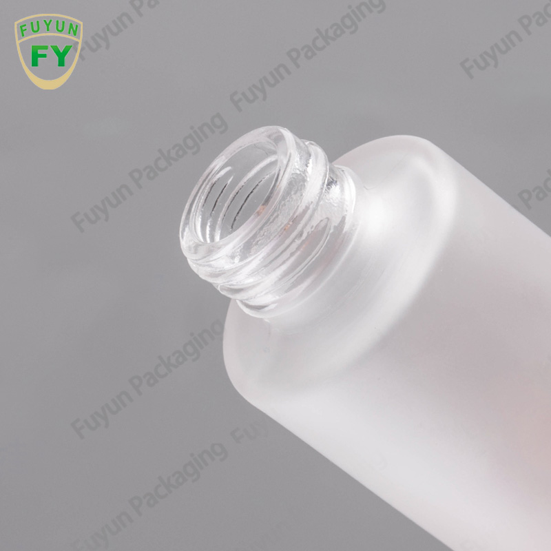 Fuyun Promotional 30ml Frosted Glass Dropper Bottle Cosmetic Bulk Essential Oil Bottles