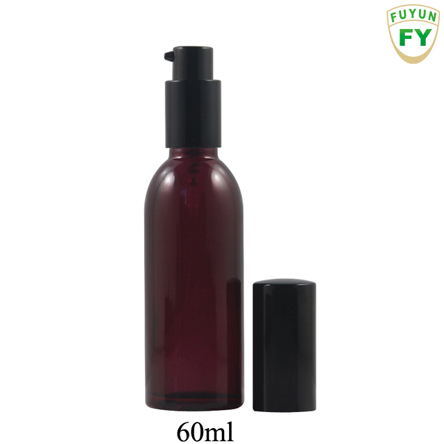 Fuyun Quick Shipping 10ml 30ml 40ml 60ml 100ml purple perfume glass pump bottles