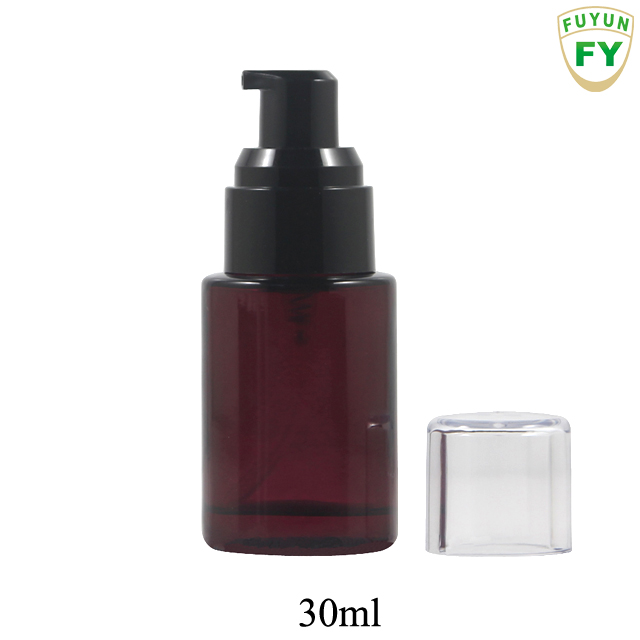 Fuyun Quick Shipping 10ml 30ml 40ml 60ml 100ml purple perfume glass pump bottles