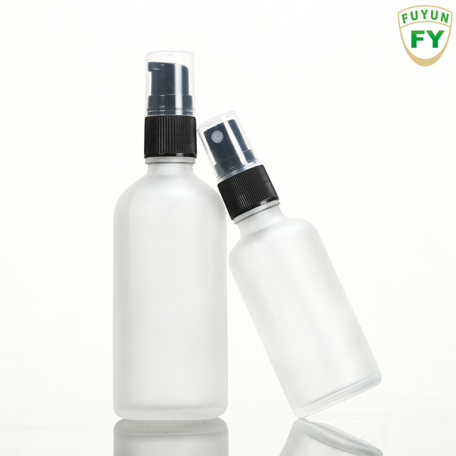 Fuyun Quick Shipping 5ml/10ml/15ml/20ml/30ml/50ml/100ml Cosmetic Packaging Frosted Glass Lotion Spray Bottle