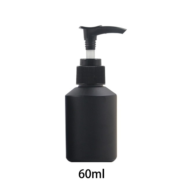 Fuyun Quick Shipping 60ml slant shoulder cosmetic pump glass bottle