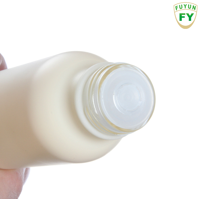 Fuyun Quick Shipping Empty Cosmetic Perfume Body Lotion Packaging Bottles 50ml 110ml 150ml Pump Glass Bottle with Bamboo Lid