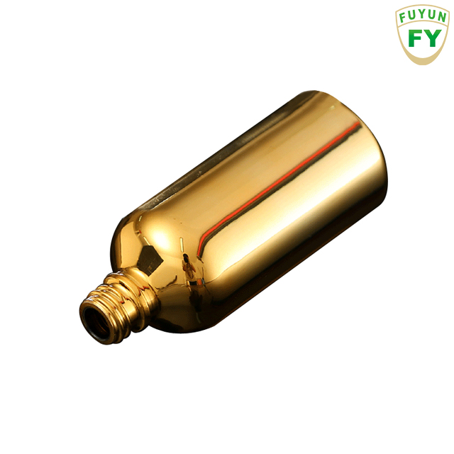 Fuyun Quick Shipping Wholesale New Luxury Design 100ml Sliding Perfume Gold Glass Spray Pump Bottles