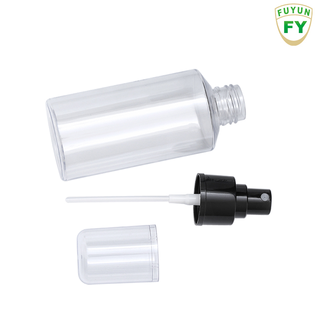Fuyun Ready to Ship 100ml 150ml Plastic Boston Round Bottle Manufacturer Cosmetic Spray Bottle