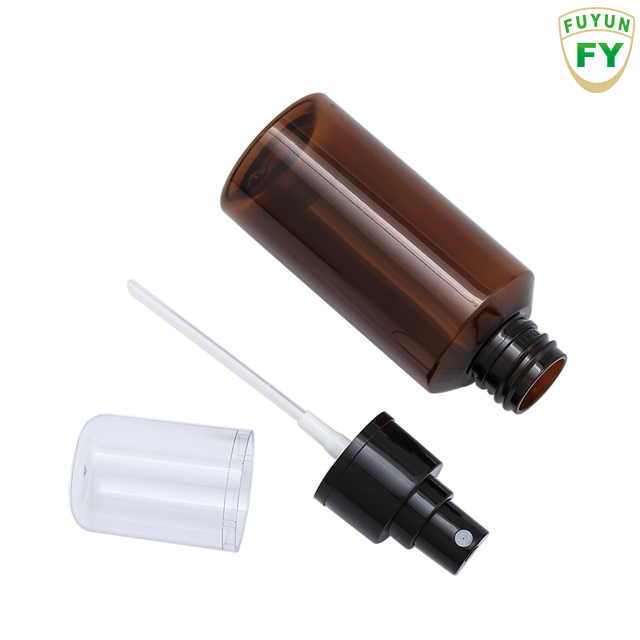 Fuyun Ready to Ship 100ml 150ml Plastic Boston Round Bottle Manufacturer Cosmetic Spray Bottle
