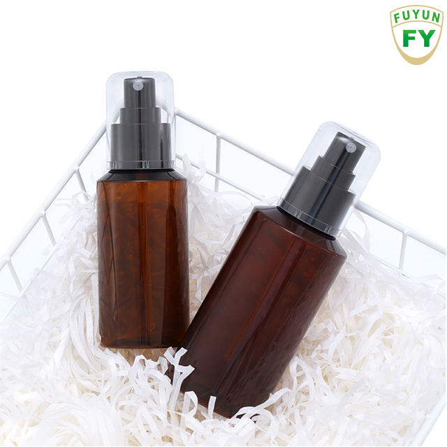 Fuyun Ready to Ship 100ml 150ml Plastic Boston Round Bottle Manufacturer Cosmetic Spray Bottle