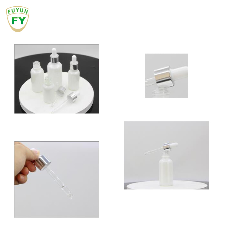 Fuyun Ready to Ship 15ml 20ml 30ml 50ml Fancy Frosted Glass Essential Oil Dropper Bottle
