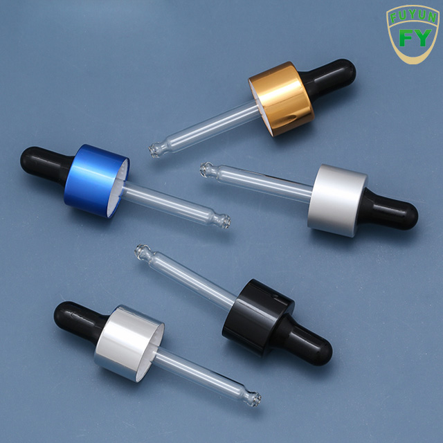 Fuyun Ready to Ship Skin Care Massage Oil 30ml White Glass Empty Essential Oil Dropper Bottles with Gold Dropper Top