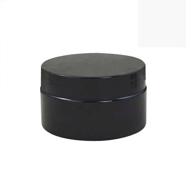 Fuyun Ready to ship 100g empty black/white plastic pet jar with screw cap