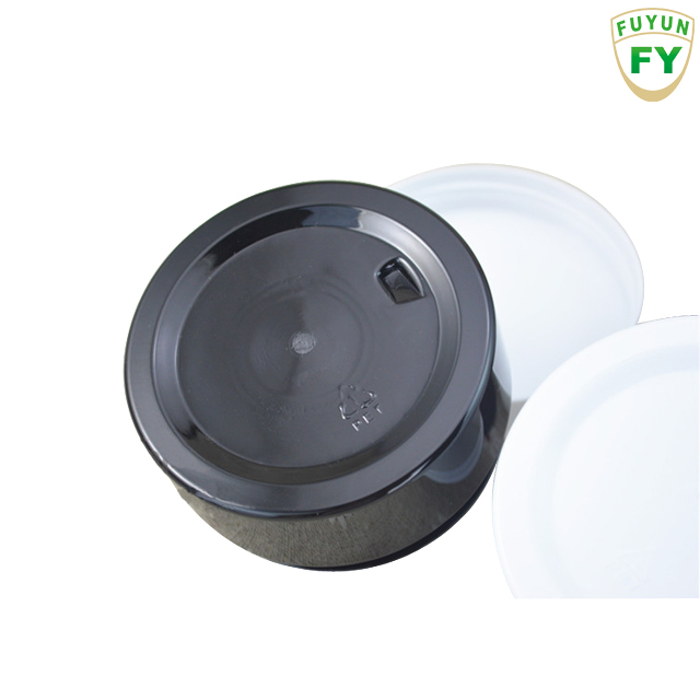 Fuyun Ready to ship 100g empty black/white plastic pet jar with screw cap