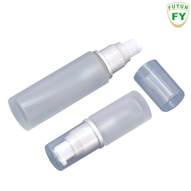 Fuyun Ready to ship 50ml cosmetic packaging matte frosted glass bottle