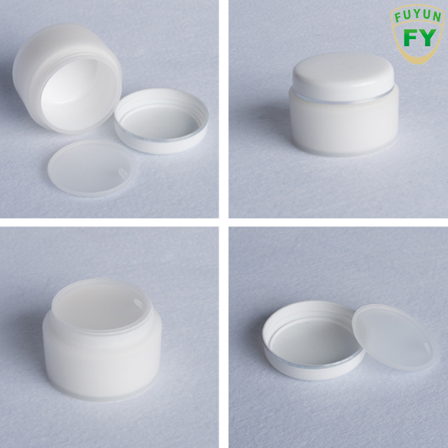 Fuyun Ready to ship Factory Supply 15g/30g/50g Personal Cosmetic Double Wall Plastic PP Cream Jar
