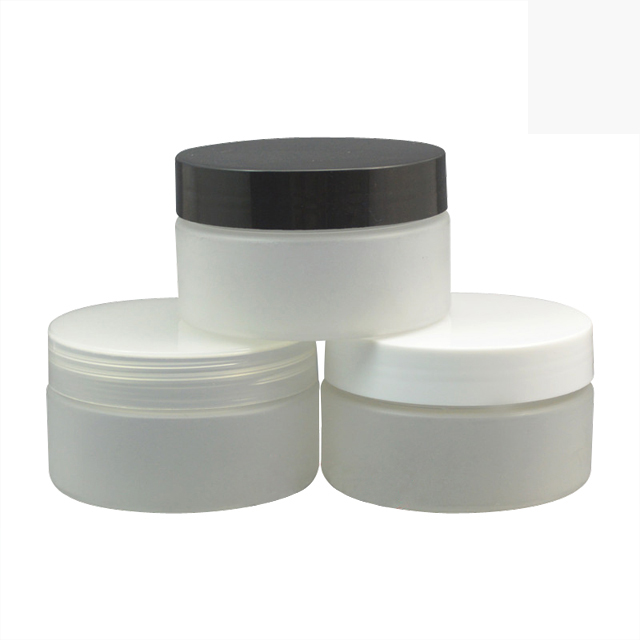 Fuyun Ready to ship elegant frosted 100g pet cream jar for facial
