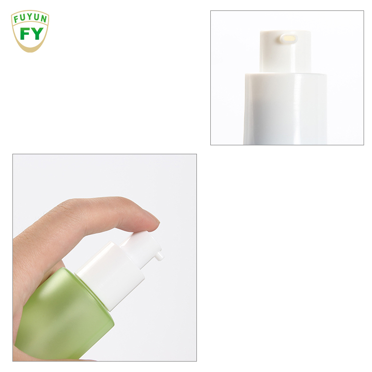 Fuyun Round Empty Frosted Glass Spray Bottle 20ml 30ml 40ml 60ml 100ml 120ml Skincare Toner Bottle