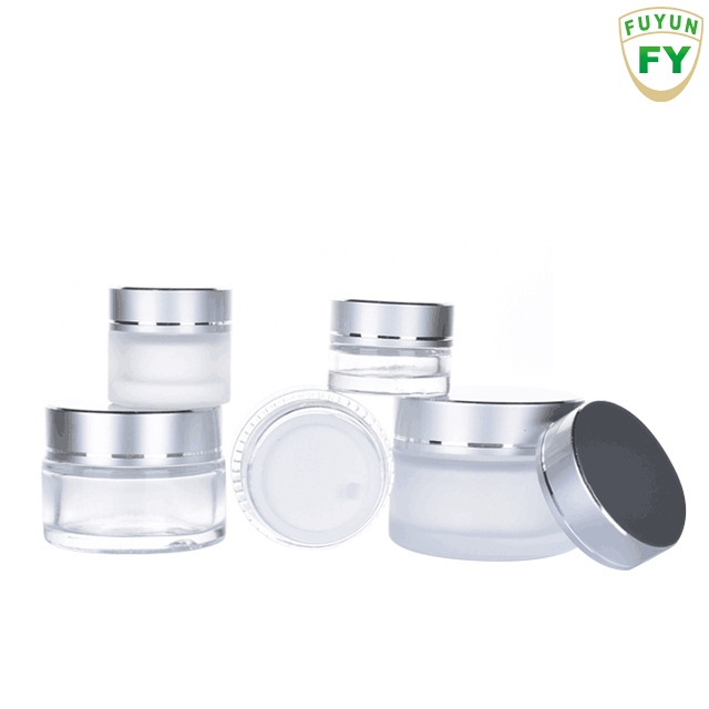Fuyun Small order wholesale 5g 10g 15g 20g 30g 50g cream cosmetic glass jar