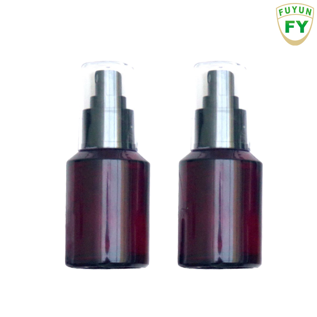Fuyun Small quantity 60ml stock matte red color toner sprayer pump glass bottle for perfume