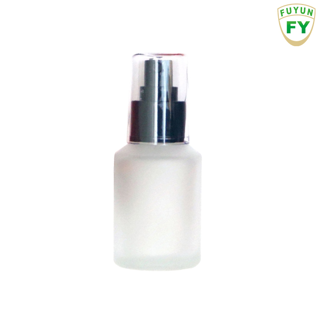 Fuyun Small quantity 60ml stock matte red color toner sprayer pump glass bottle for perfume