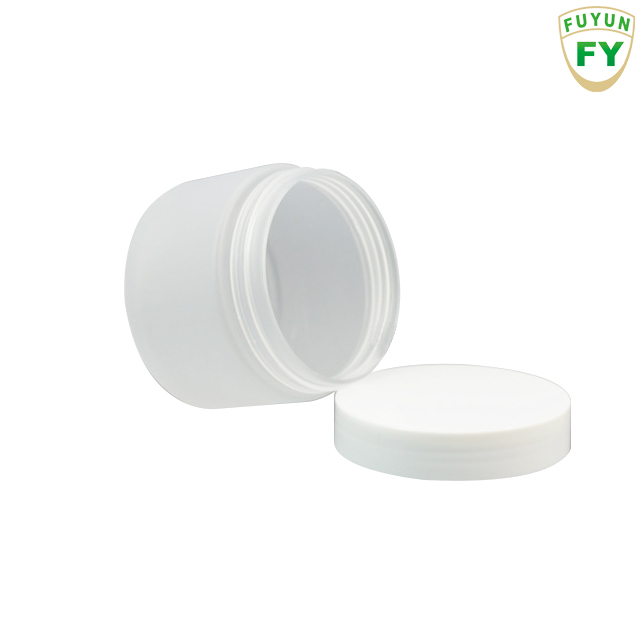 Fuyun Small quantity wholesale 50g white/frosted cosmetic packaging makeup containers cream jar