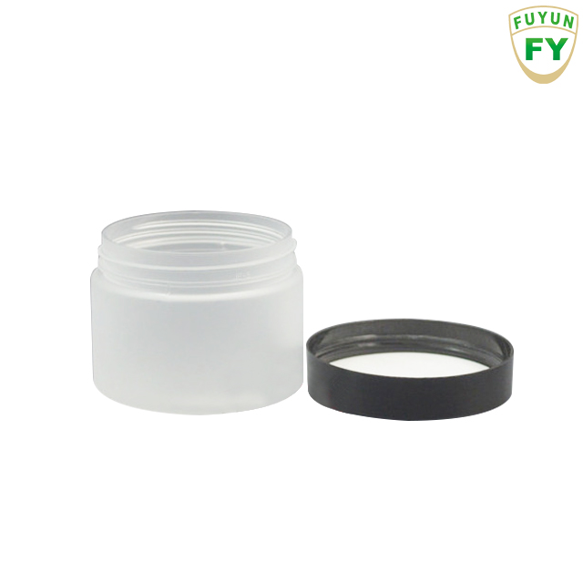 Fuyun Small quantity wholesale 50g white/frosted cosmetic packaging makeup containers cream jar
