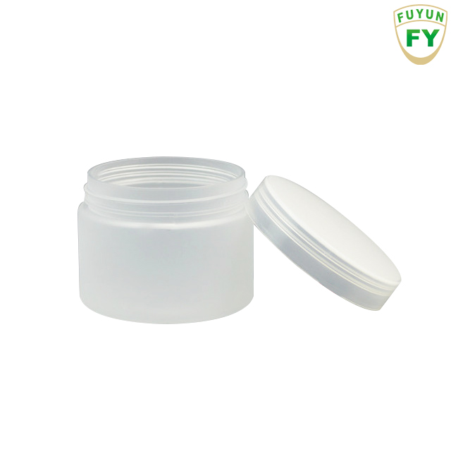 Fuyun Small quantity wholesale 50g white/frosted cosmetic packaging makeup containers cream jar