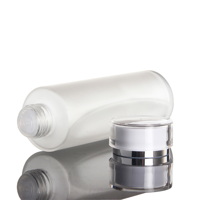 Fuyun Wholesale 30g 50g 40ml 100ml 120ml Container Cosmetic Packaging Skincare Face Cream Glass Jar Clear Lotion Pump Bottle