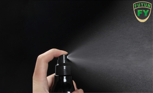 Fuyun Wholesale Luxury Black Square Cream Jar Glass Pump Bottles Glass Empty Cosmetics Body Lotion Container Bottles with Pump