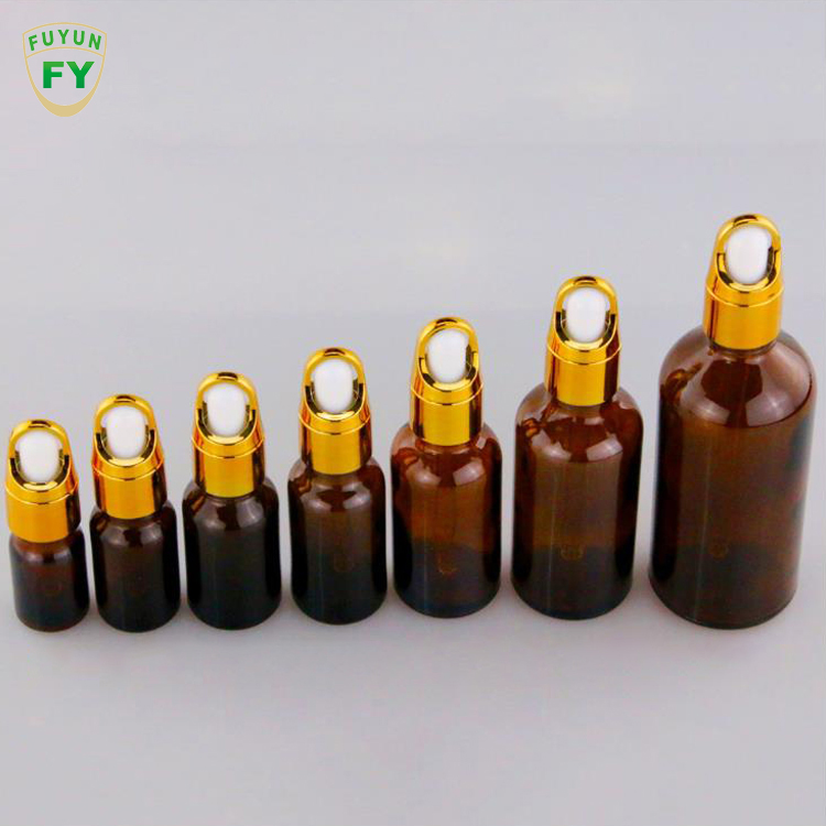 Fuyun Wholesale Wholesale Essential Oil 100ml Amber Brown Bottles Oil Essential Glass Dropper Bottle
