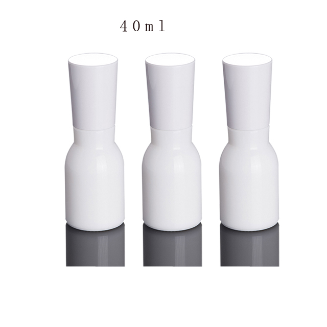 Fuyun cosmetic frosted clear white 40 ml glass pump spray bottle for personal care