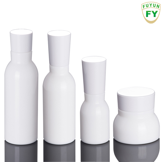 Fuyun cosmetic frosted clear white 40 ml glass pump spray bottle for personal care