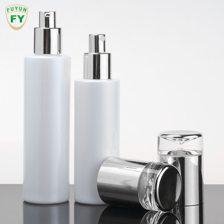 Fuyun glass cosmetic bottle set, glass cosmetic bottle set,cosmetics cream glass bottles and jars