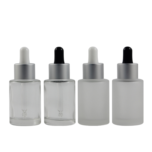 Fuyun in Stock Mini Sample Vials Essential Oil Bottles 15ml Frosted Glass Dropper Bottle