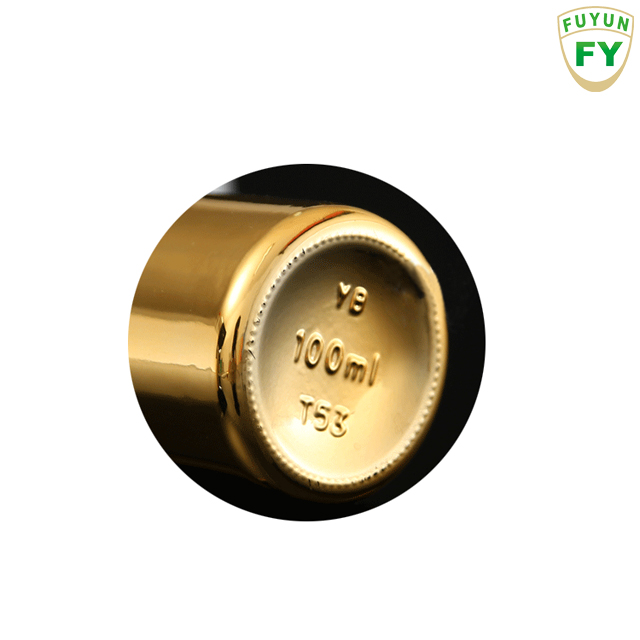 Fuyun in Stock New Wholesale Spray Perfume Bottle 100ml Gold Sprayer Glass Bottle