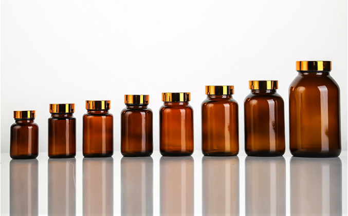 G.P.I33-400 Pharma wide mouth amber glass pill /,250ml,